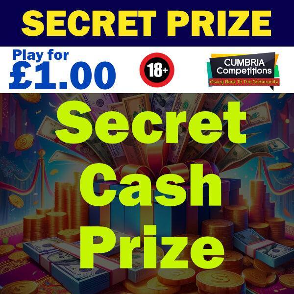 Secret Cash Draw Win £100 CASH