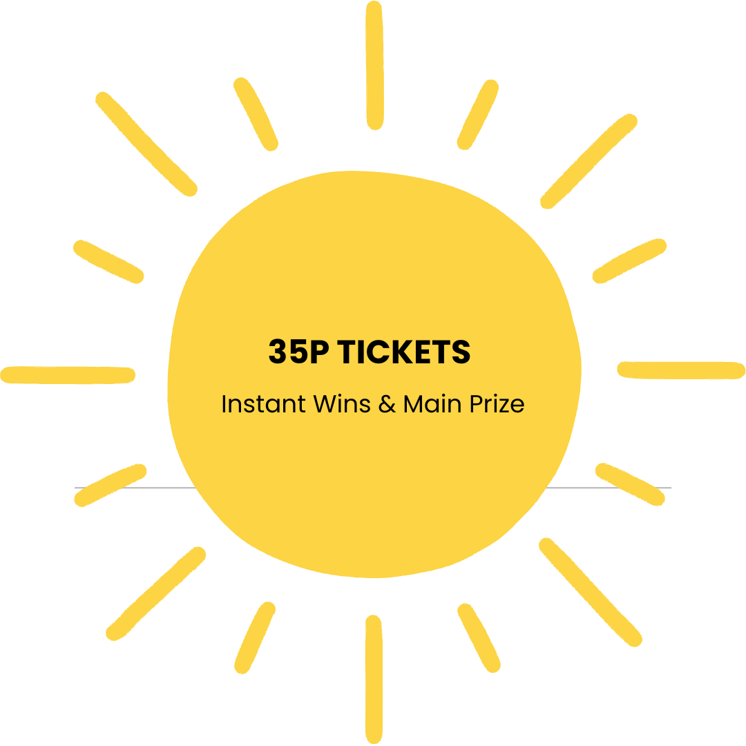 35p Tickets - Loads of Instant Wins - £50 Main Prize